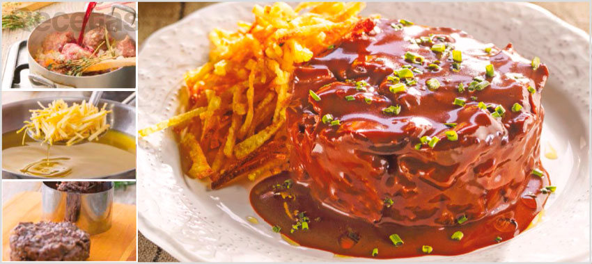 Carrilleras en salsa de vino tinto